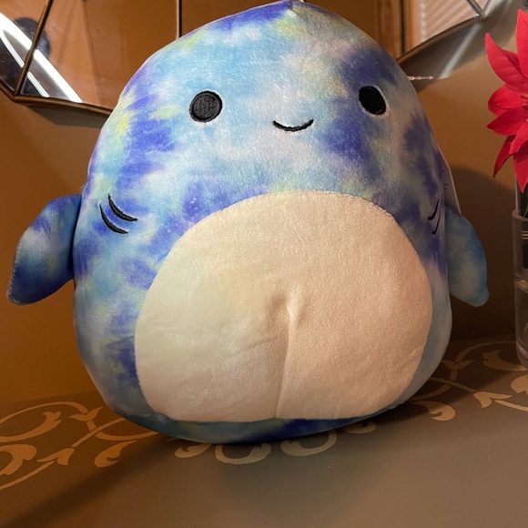 tie dye squishmallow shark